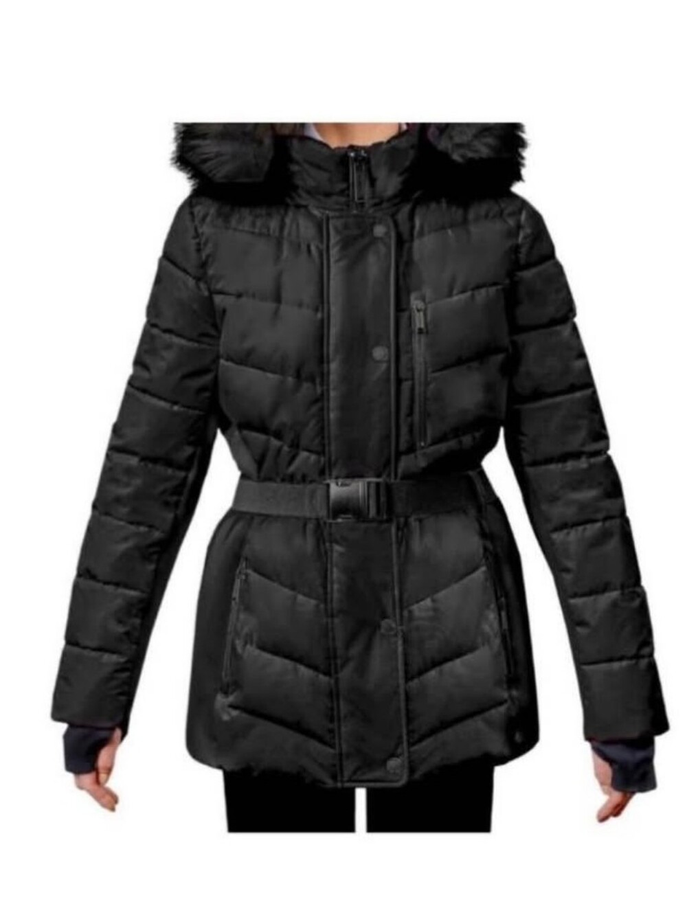 London Fog Black Puffer Jacket - XXL